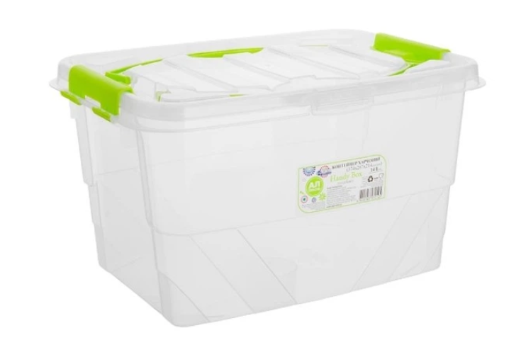 Контейнер харчовий з ручками Ал-пластик Handy Box 14 л